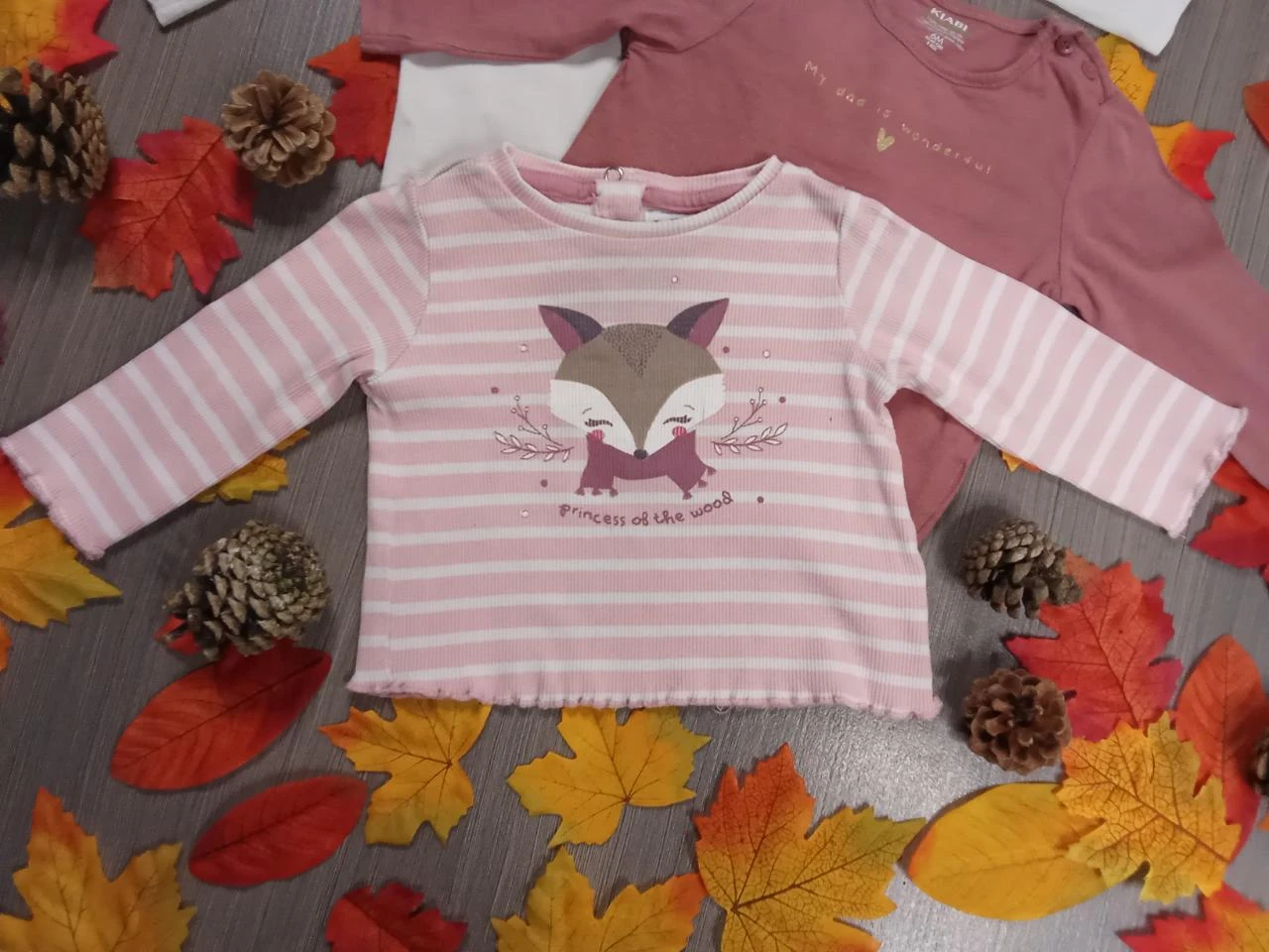 Lote de 3 camisetas de manga larga de 6 meses – photo 2